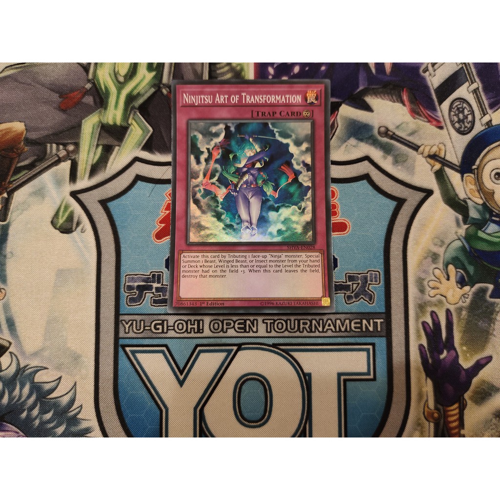 Thẻ bài Yugioh chính hãng Ninjitsu Art of Transformation - SHVA-EN028 - Super Rare 1st Edition