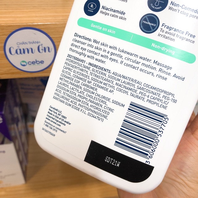 [Mã 1911FMCGSALE giảm 8% đơn 500K] Sữa rửa mặt CeraVe Foaming Facial Cleanser Value Size (473mL) | BigBuy360 - bigbuy360.vn