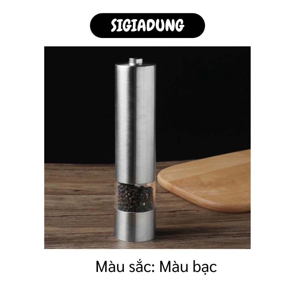 GIÁ SỈ Dụng cụ xay tiêu inox bằng tay (đầu tròn và đầu phẳng) có nấc điều chỉnh xay to hay nhỏ 8949