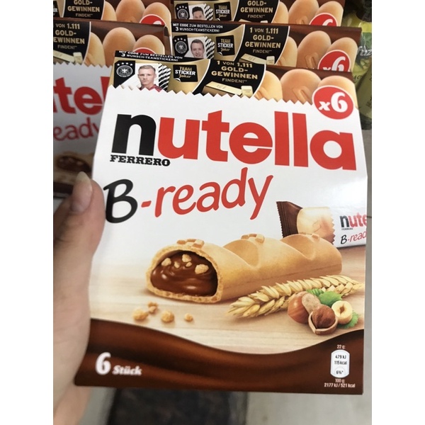 Bánh Xốp Nutella Của Đức 132g (6 chiếc)