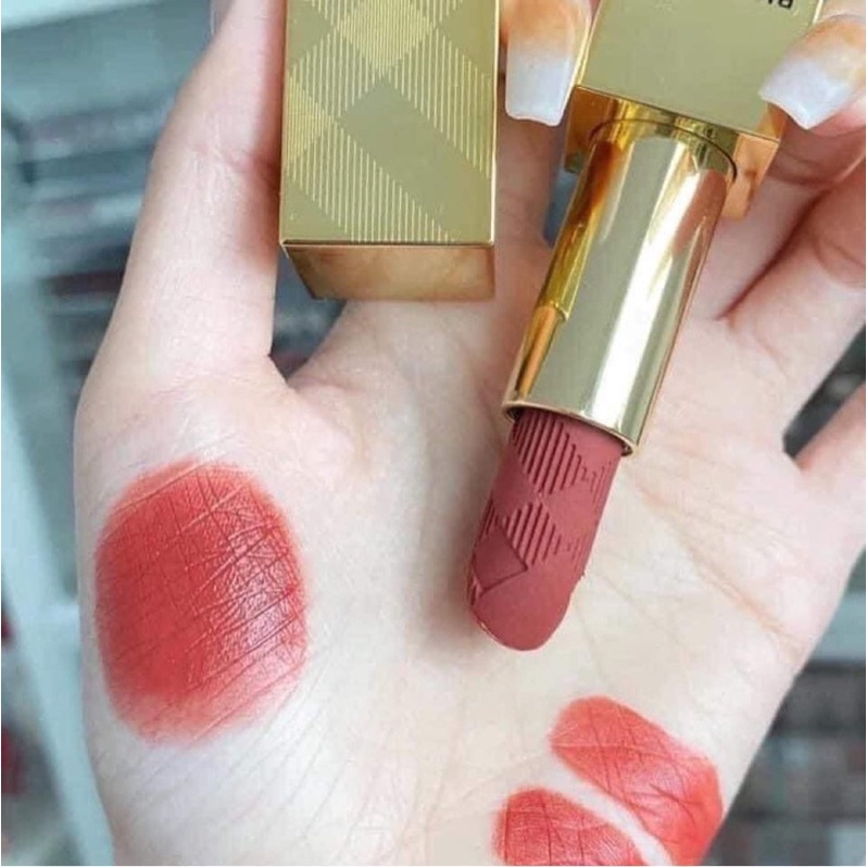 Son Burberry Kisses Matte màu 93 Russet đỏ hồng nâu