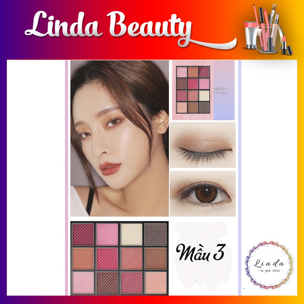 Bảng phấn mắt 12 Ô Lameila Color School Hàng nội địa Trung | BigBuy360 - bigbuy360.vn
