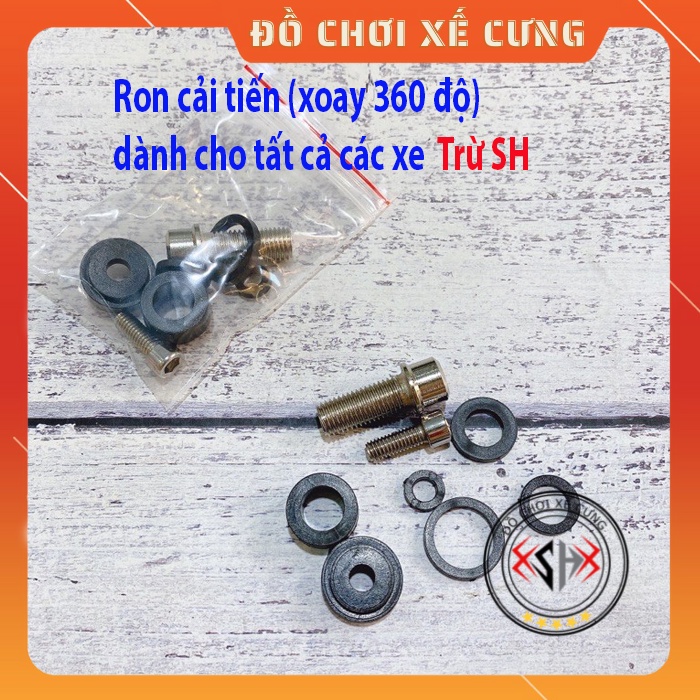 Bộ ron chế xoay kiếng Rizoma Elisse.