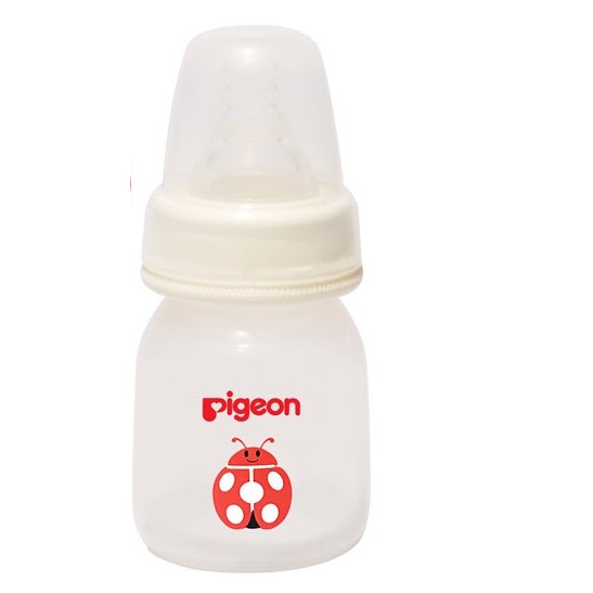 Bình Sữa Pigeon 50ml Nhí, Bình Uống Nước Cho Trẻ Em Trên 6 Tháng Dung Tích 50ml, Hàng Cao Cấp Nhập khẩu