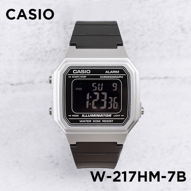 Đồng Hồ Nam Casio Điện Tử W-217HM-7BVDF Dây Nhựa - Chống Nước WR50m - Tuổi Thọ Pin 7