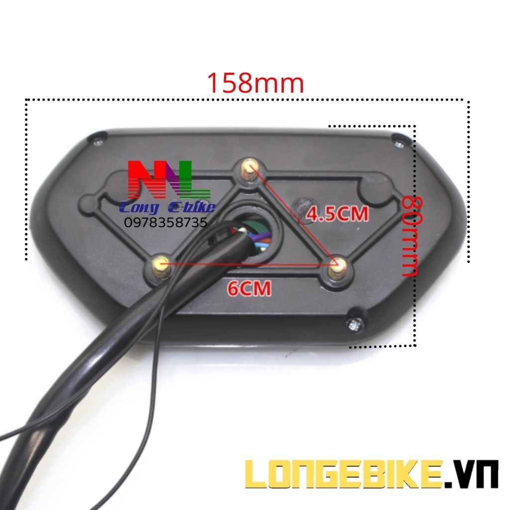 Đồng hồ xe điện 48-72v VOTOL, APT