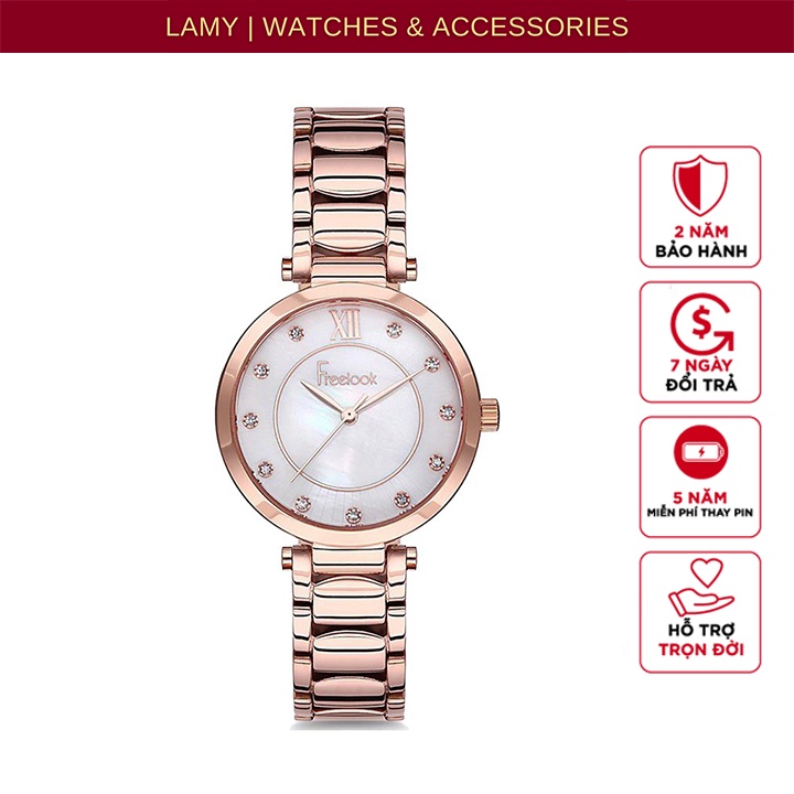 Đồng hồ nữ Freelook Elegant Muse Rose Gold Metal Wire Watch FL5205 - Lamy watch