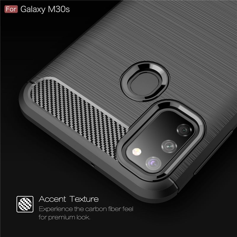 Samsung Galaxy M30S Case Rubber Bumper Silicone Shockproof Cover