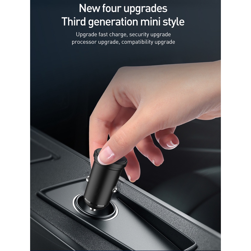 Tẩu Sạc Nhanh 48W PD 4.0 3.0 Cho Xe Hơi Xiaomi Type C