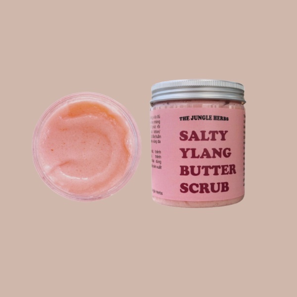 ⚡ FREESHIP⚡  Tẩy tế bào chết Handmade Salty Ylang Butter Scrub giảm mụn lưng, ngực, bắp tay