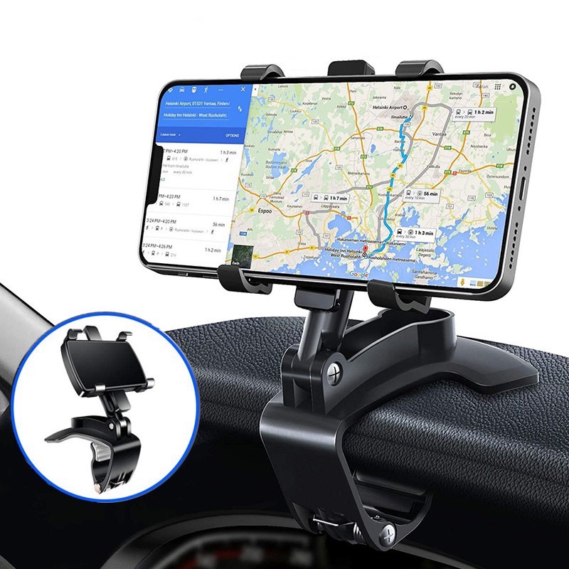 Giá Đỡ Điện Thoại / Thiết Bị Định Vị GPS Có Thể Xoay Vòng Tiện Dụng Dành Cho Ô