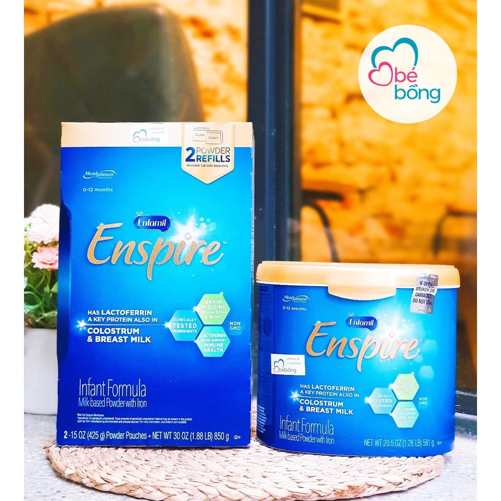 Sữa Enspire nội địa Mỹ 581g-850g