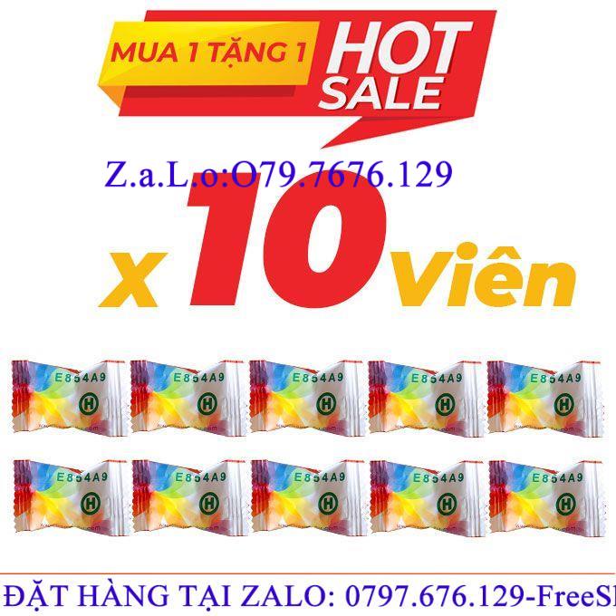 Hộp Kẹo sâm Xuất Xứ Mỹ Hộp 10 Viên