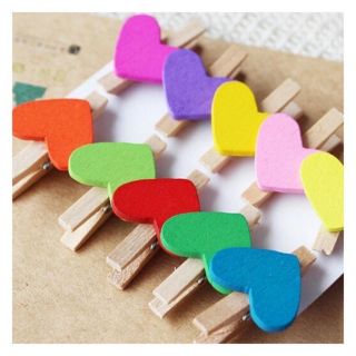 Kẹp giấy, kẹp ảnh mini hình trái tim