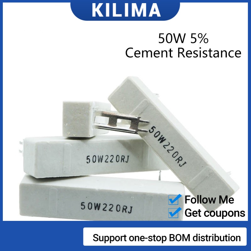 1 Điện Trở Công Suất Cao 50W SQP 1R / 2 / 3 / 4 / 5 / 6 / 8 / 10 / 12 / 20 / 25 / 100 / 200 Ohm