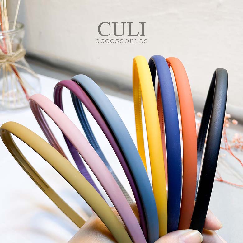 Băng đô cài tóc, Bờm cài tóc bản nhỏ nhiều màu xinh xắn - Culi accessories