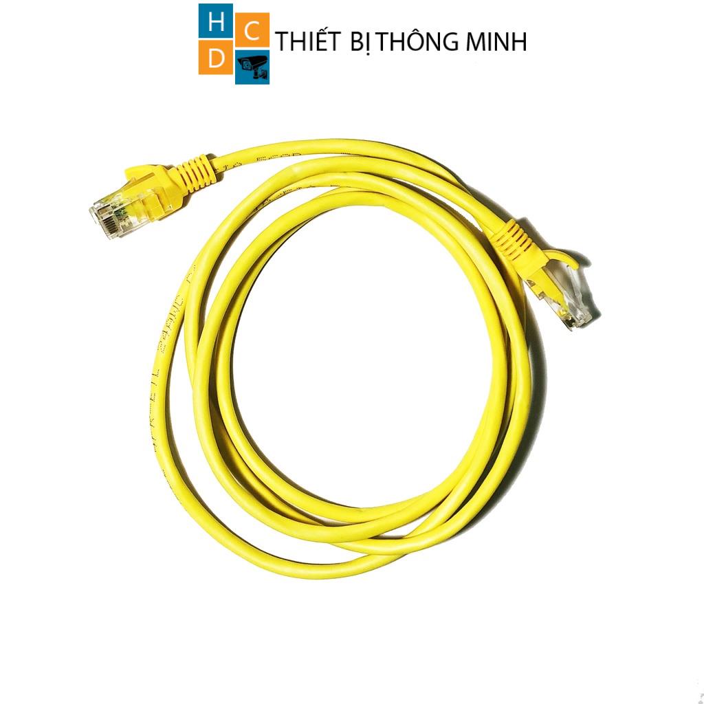 Dây cáp mạng bấm sẵn 1m dùng kết nối internet cho máy tính, camera, mạng wifi