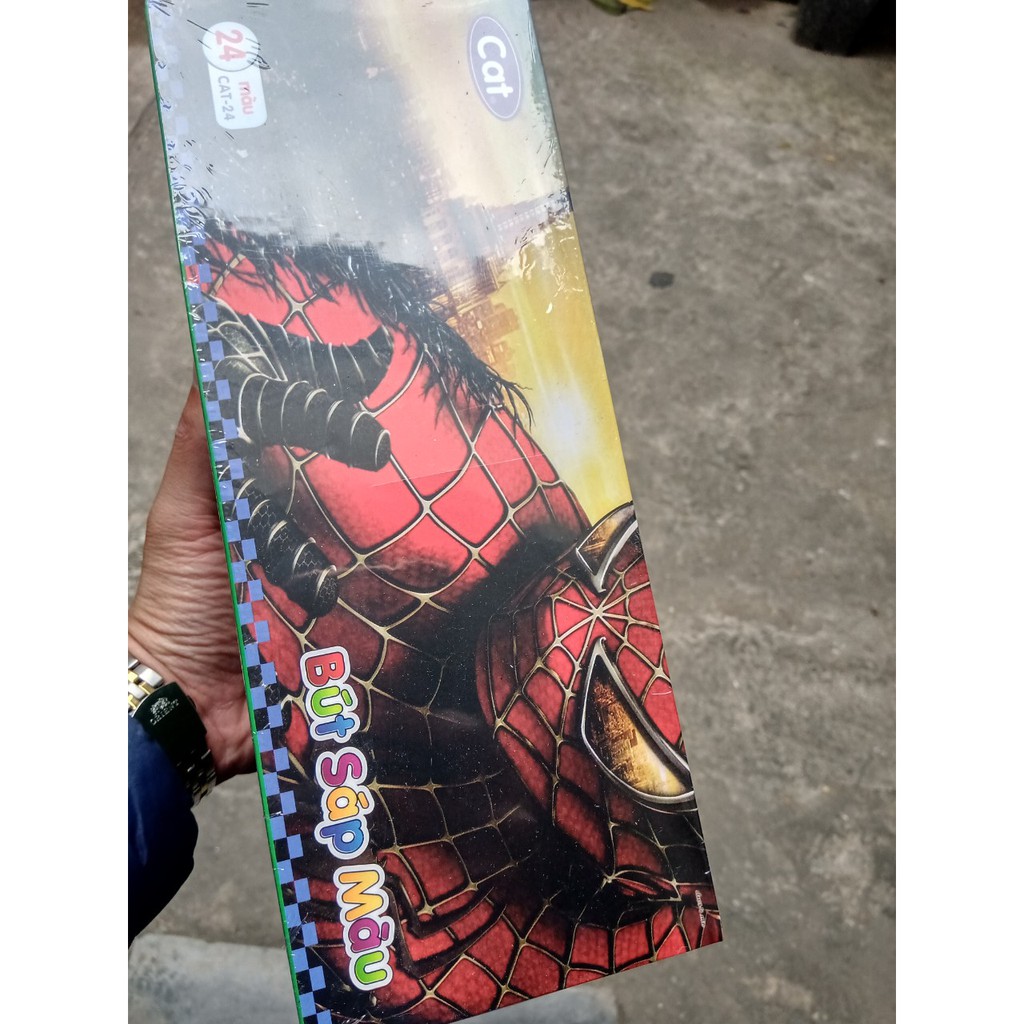 Sáp màu 24 màu siêu nhân