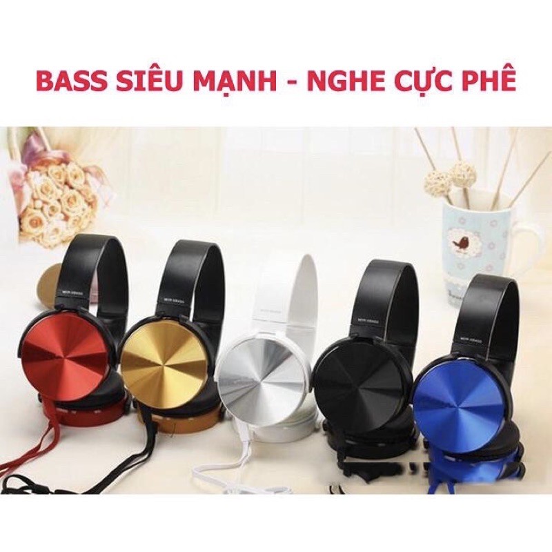 Tai Nghe Chụp Tai Extra Bass XB450 Bass Cực Mạnh