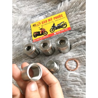Ốc sensor, cảm biến oxy inox 16 ly