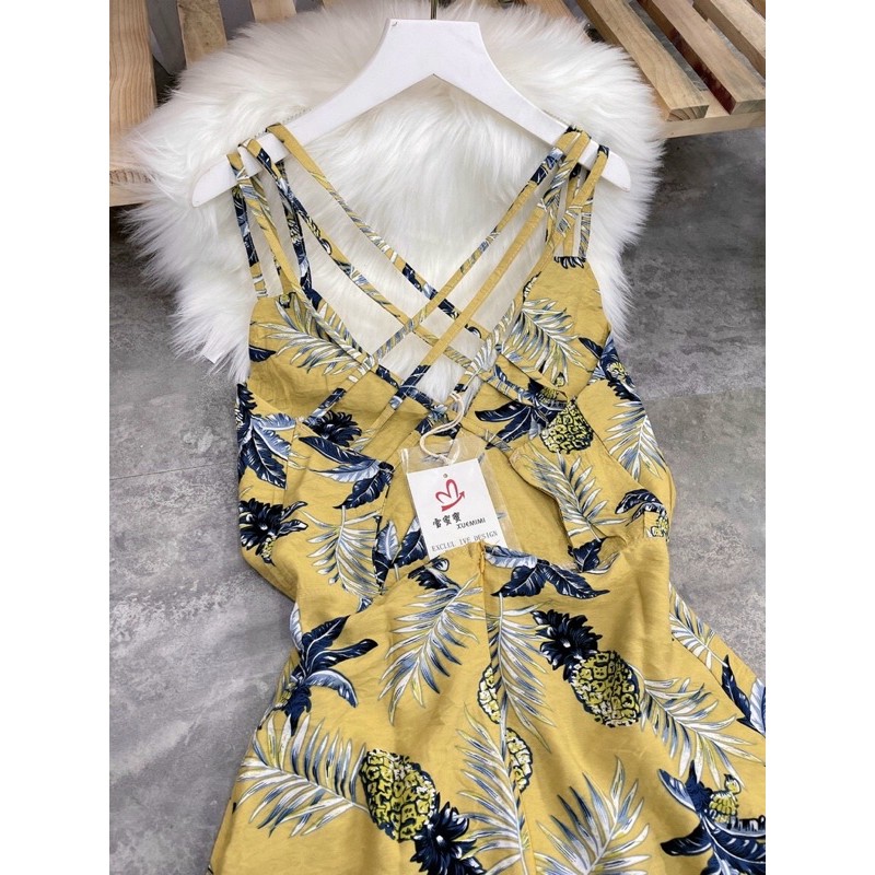 Váy Maxi Hở Lưng Đan Dây Hàng Đẹp | BigBuy360 - bigbuy360.vn