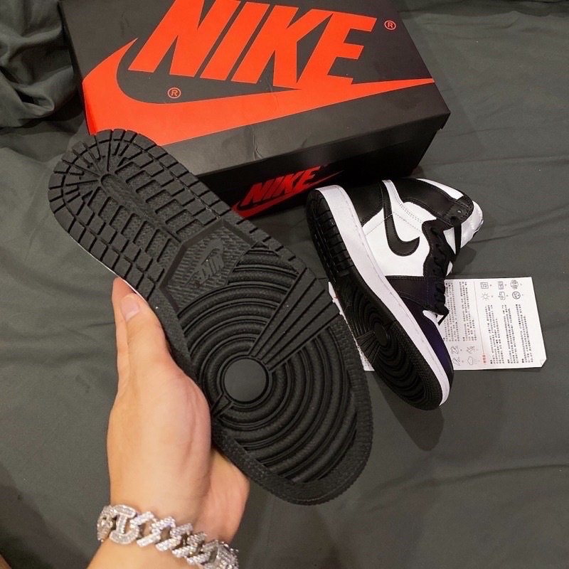 GIÀY J’D1 BLACk WHITE PANDA CỔ CAO SC