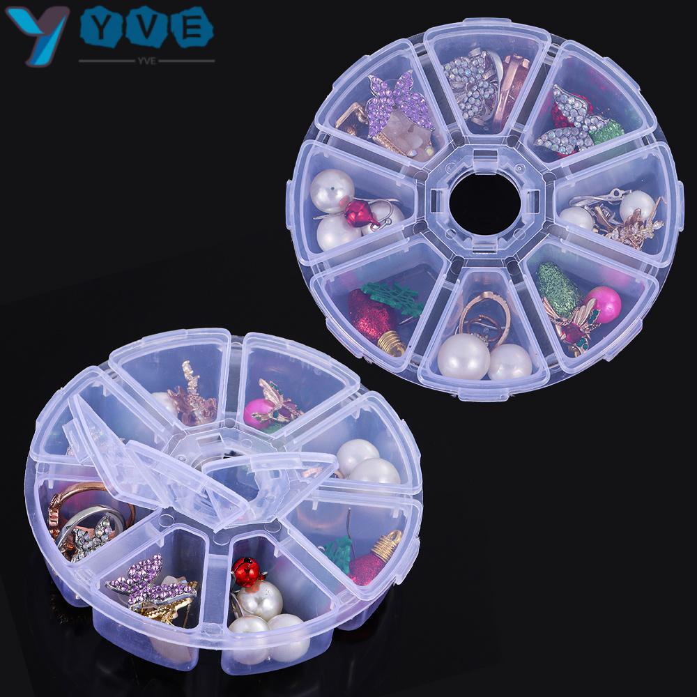 Hộp nhựa 8 ngăn đựng phụ kiện / trang sức nhỏ
