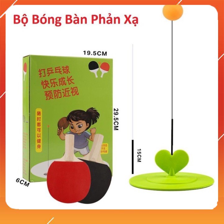 BỘ BÓNG BÀN TĂNG ĐỘ PHẢN XẠ CHO BÉ-THỂ THAO TẠI NHÀ GIA TĂNG SỨC KHOẺ