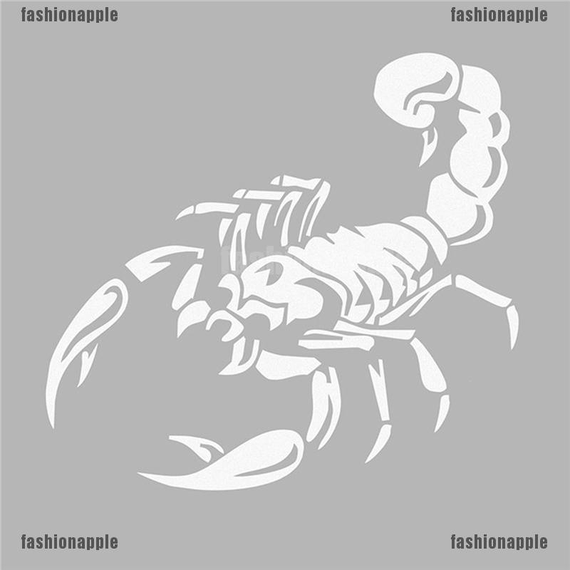 Miếng Dán Hình Bọ Cạp 3D 30CM Trang Trí Xe Hơi