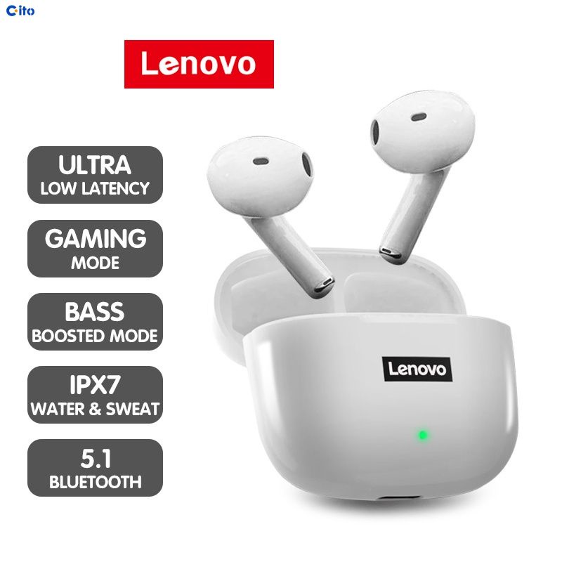 Trong Kho/COD Lenovo LP40 PRO Và LP40 Đúng Không Dây Tai Nghe Tai Nghe Bluetooth 5.1 HD Stereo Độ Trễ Thấp Chơi Game với mic Âm Nhạc ITO