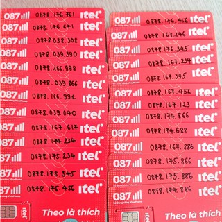 Sim 4G new ( chọn số) Vinaphone & Intelecom MAY gói 90Gb+ free gọi nội mạng vinaphone