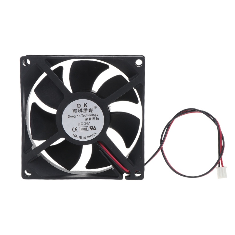 Quạt Tản Nhiệt CPU 80Mmx80Mmx25Mm Cho DC 5V 12V 24V 2-Pin
