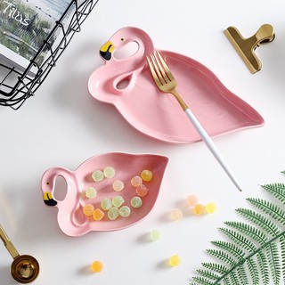 Dĩa đựng thức ăn hình chim hồng hạc
