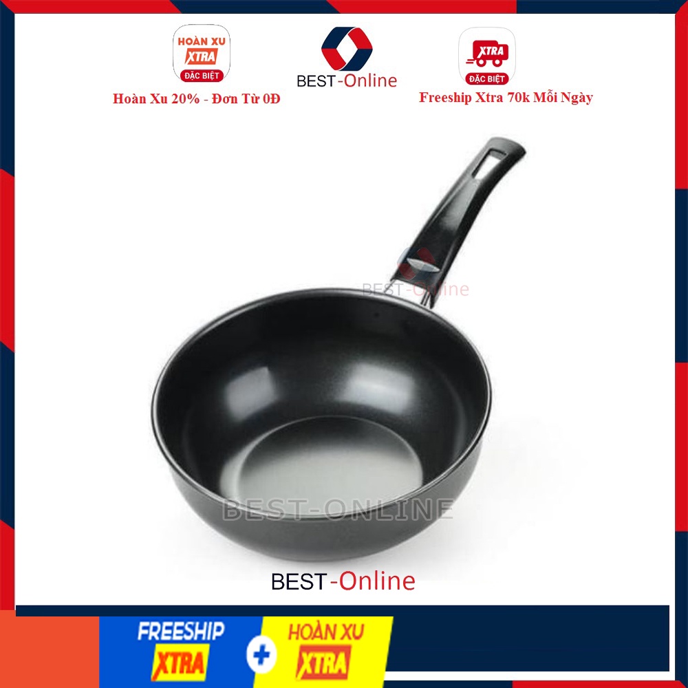 Chảo chống dính size 18cm sâu lòng hấp thụ nhiệt nhanh thích hợp với mọi loại bếp