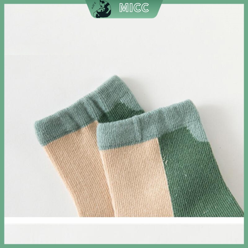 Set 5 Đôi Tất Cotton Dễ Thương Cho Bé 1-12 Tuổi