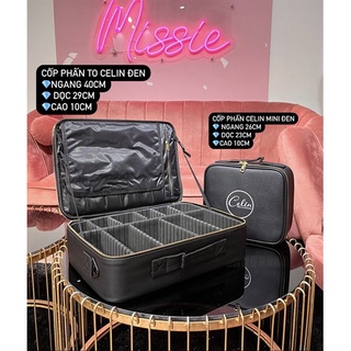 Cốp da mini 2 sizes cá nhân đựng full đồ trang điểm ( KHÔNG MÃ KHÓA )