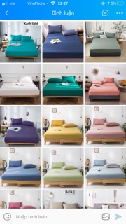 SET GA GỐI COTTON TC