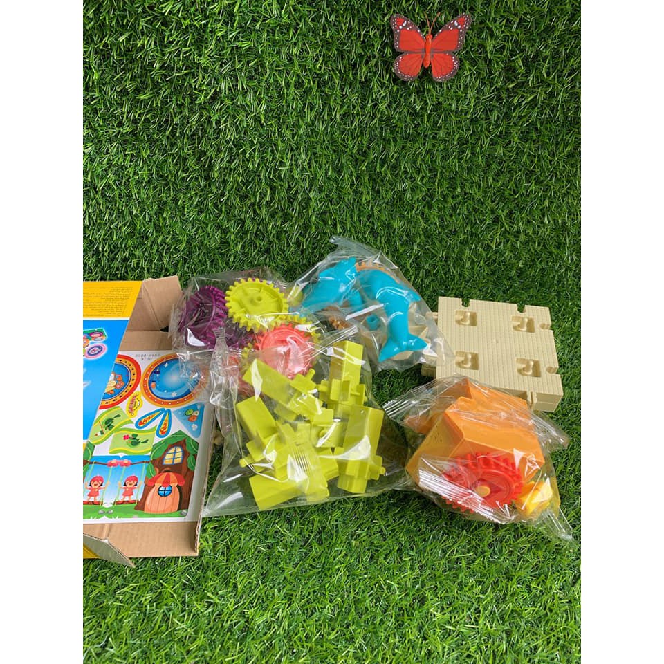 Bộ lego đại dương thu nhỏ 24 chi tiết, có nhạc