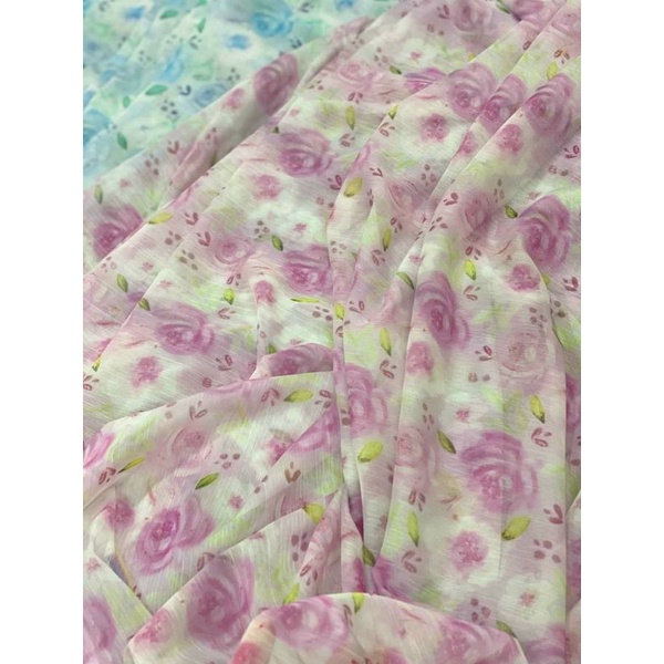 Vải tơ xước hoa