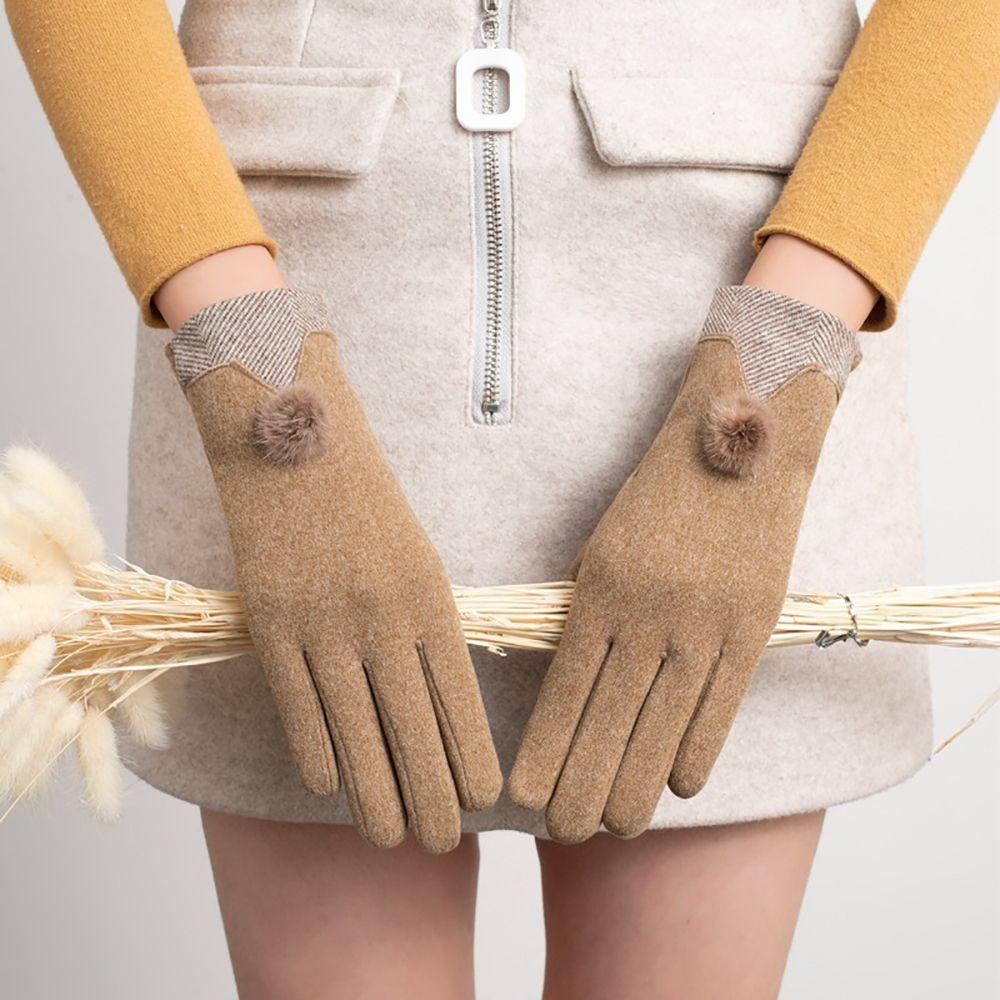 Găng Tay Nhung Chống Gió Giữ Ấm Có Thể Chạm Màn Hình Cảm Ứng VANES1