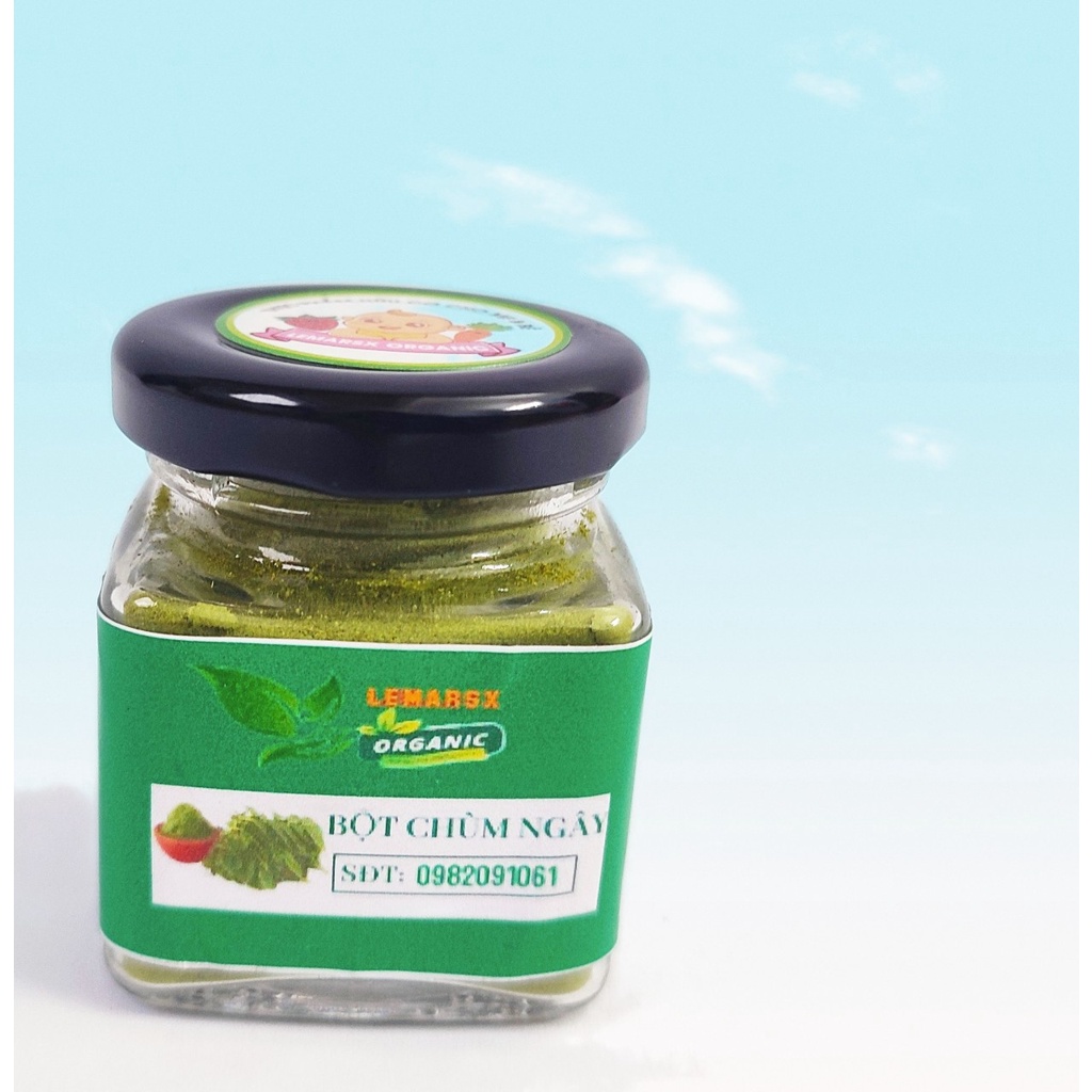 Bột Chùm Ngây Hữu Cơ Sấy Lạnh 90gram Cho Bé Ăn Dặm