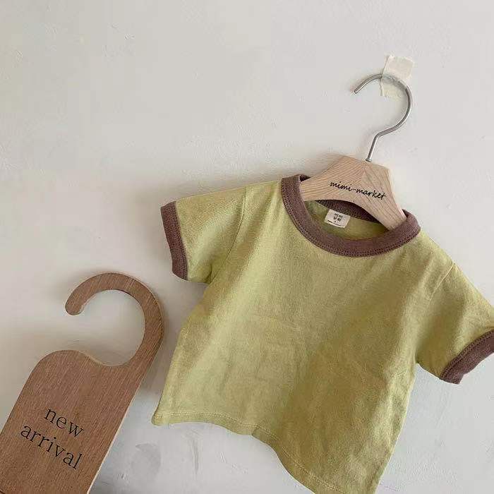 Set Áo Thun Tay Ngắn &amp; Quần Short Cho Bé Trai