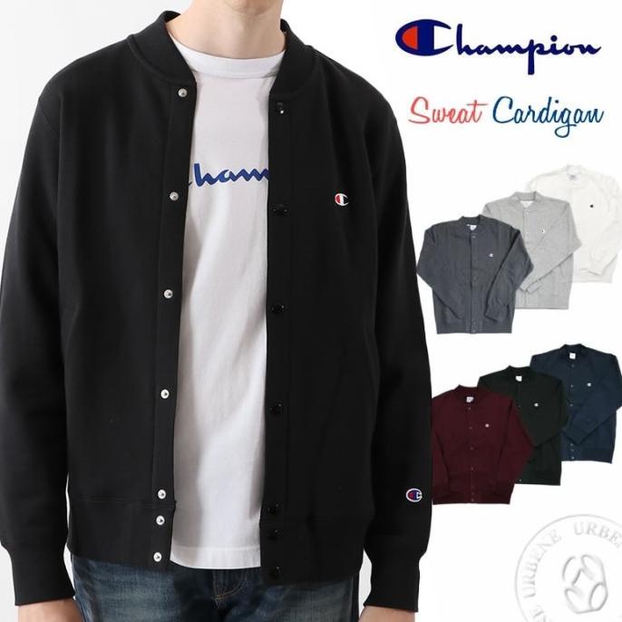 Áo Khoác Cardigan In Logo Champion Kiểu Nhật Bản Cá Tính