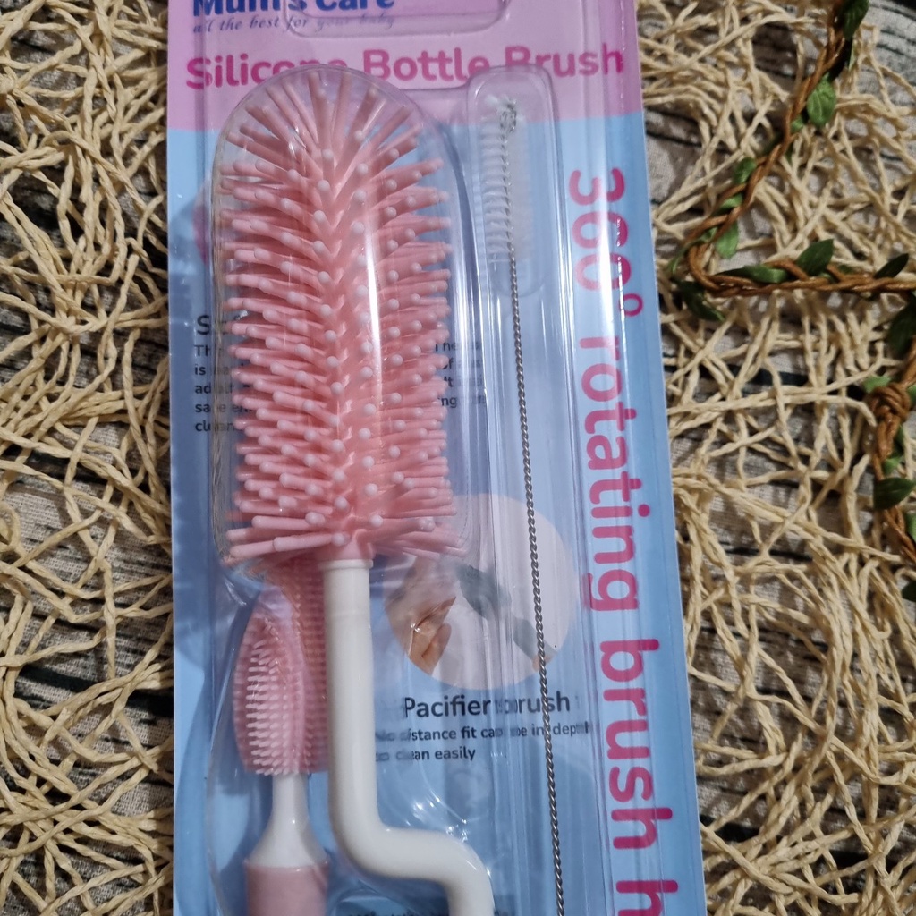 Cọ Silicon rửa bình cho bé Mum's Care