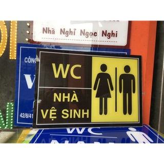 bảng mica wc🍀 bảng mica theo yêu cầu🍀