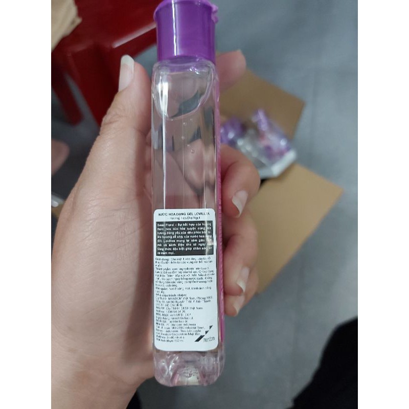 Nước hoa dạng gel lovillea hương hoa dịu ngọt sweet flora 100ml