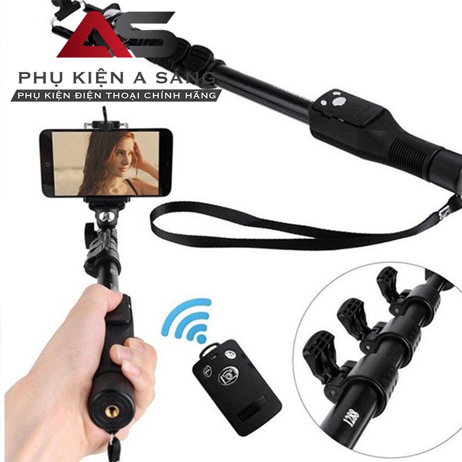 GẬY TỰ SƯỚNG KÈM ĐIỀU KHIỂN BLUETOOTH CHO ĐIỆN THOẠI YUNTENG YT - 1288 | BigBuy360 - bigbuy360.vn