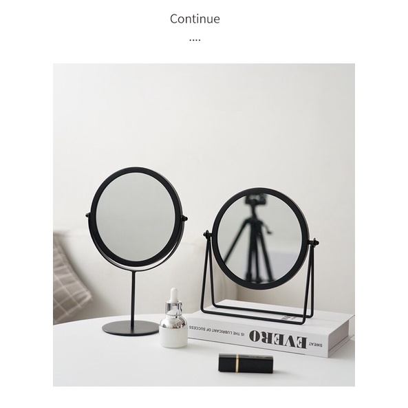 GƯƠNG ĐỂ BÀN KIM LOẠI CAO CẤP PHONG CÁCH BẮC ÂU