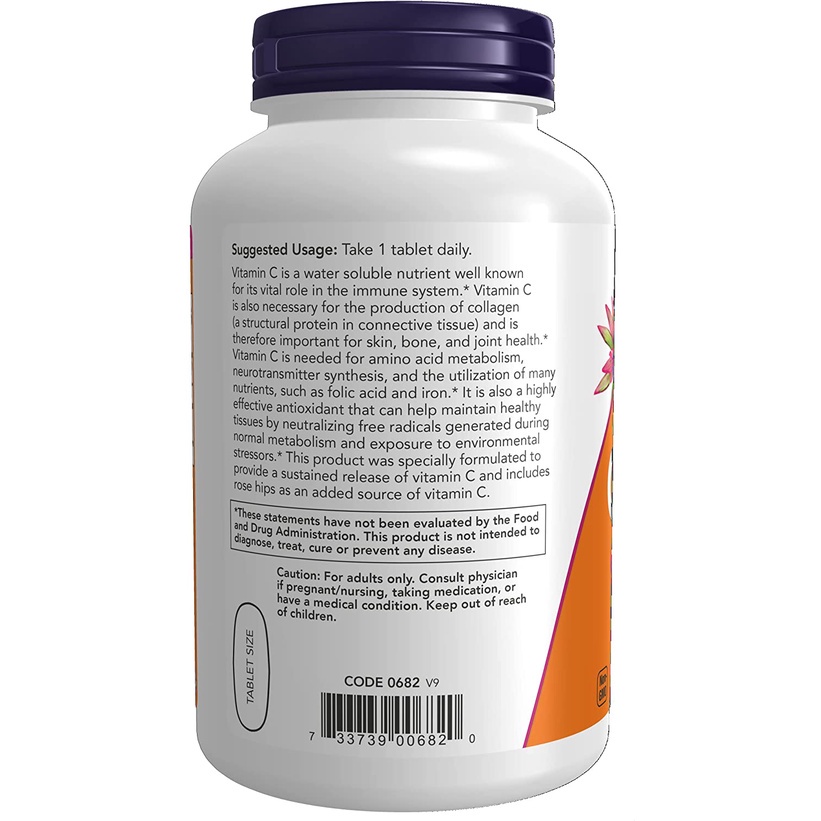 Vitamin C Viên Bổ Sung Vitamin C Tăng Sức Đề Kháng Cơ Thể Now C 1000 250 Viên Từ Mỹ