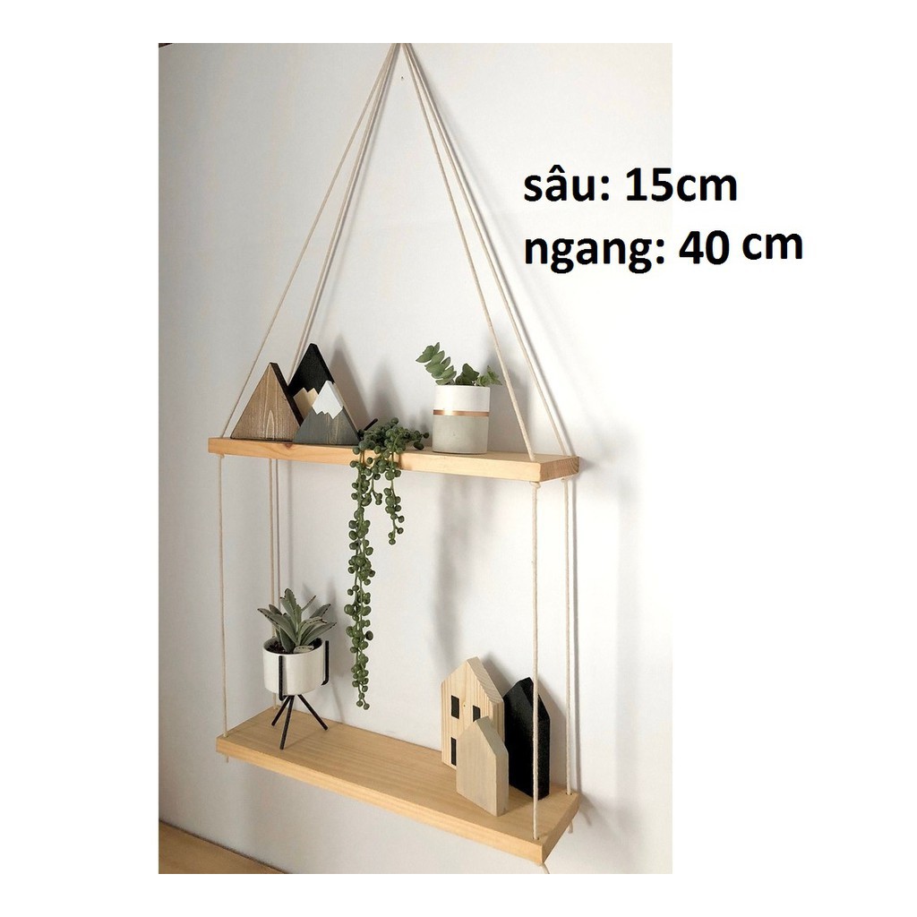 KỆ GỖ TREO TƯỜNG SIÊU KHUYẾN MÃI, XẢ KHO ĐẠI HẠ GIÁ (kích thước 15x40cm